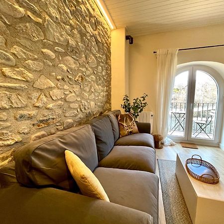 Apartamento Colgante Al Rio Con Vistas Al Puente Camprodon Luaran gambar