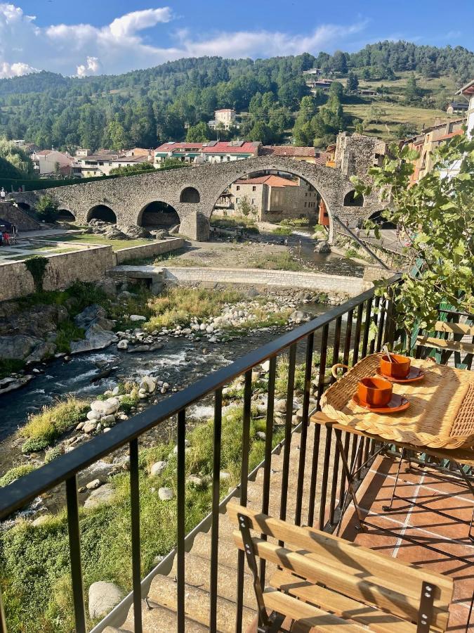 Apartamento Colgante Al Rio Con Vistas Al Puente Camprodon Luaran gambar