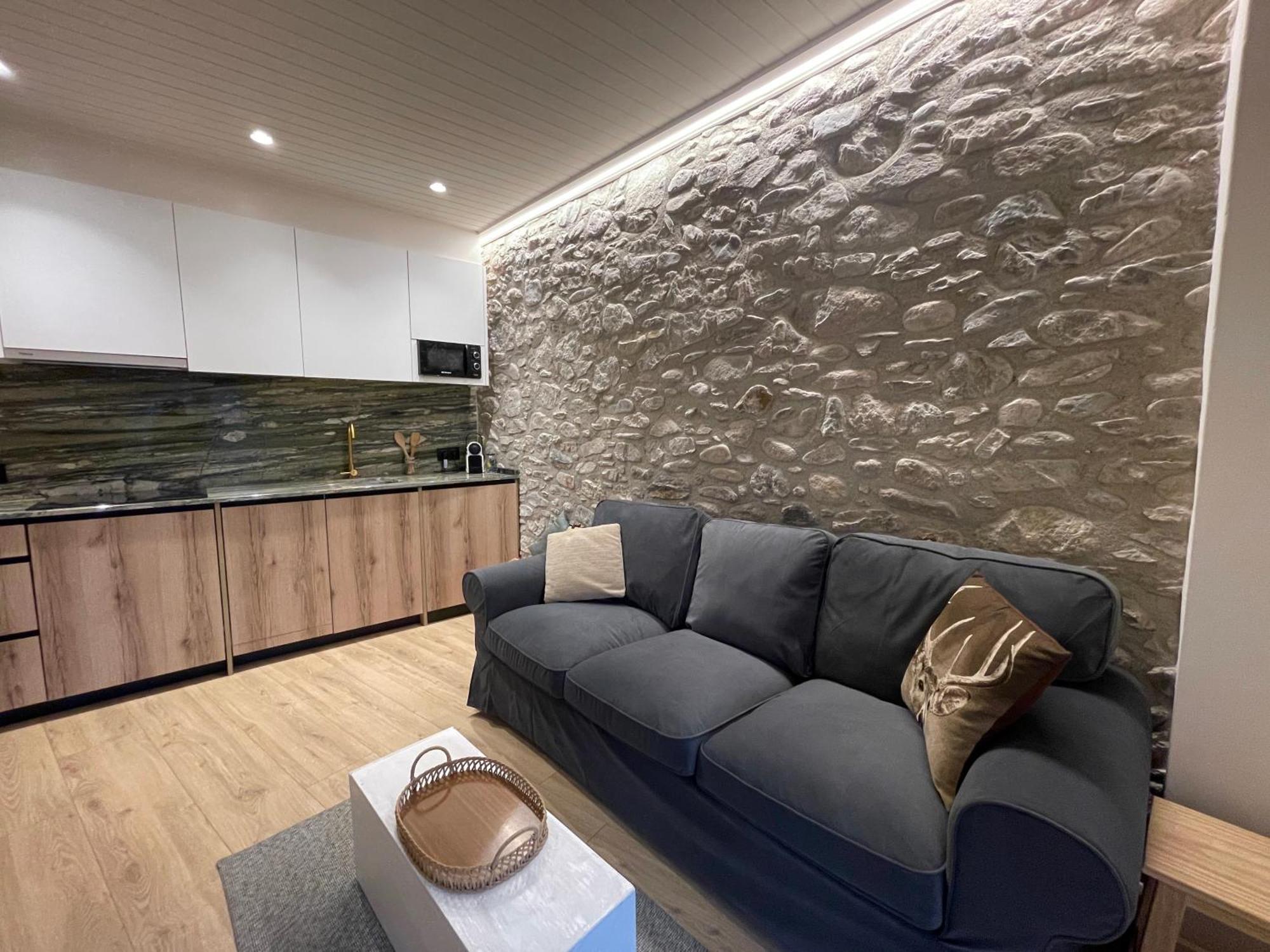 Apartamento Colgante Al Rio Con Vistas Al Puente Camprodon Luaran gambar